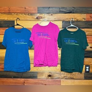 OIO (Orthopaedic Institute of Ohio, Lima, OH) screen-printed logo t-shirts